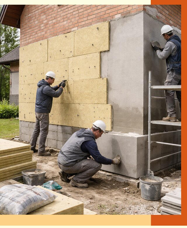 Утепление частного дома в Туймазах под ключ от 7643 руб/м2 — недорого | ТепломастерТмз