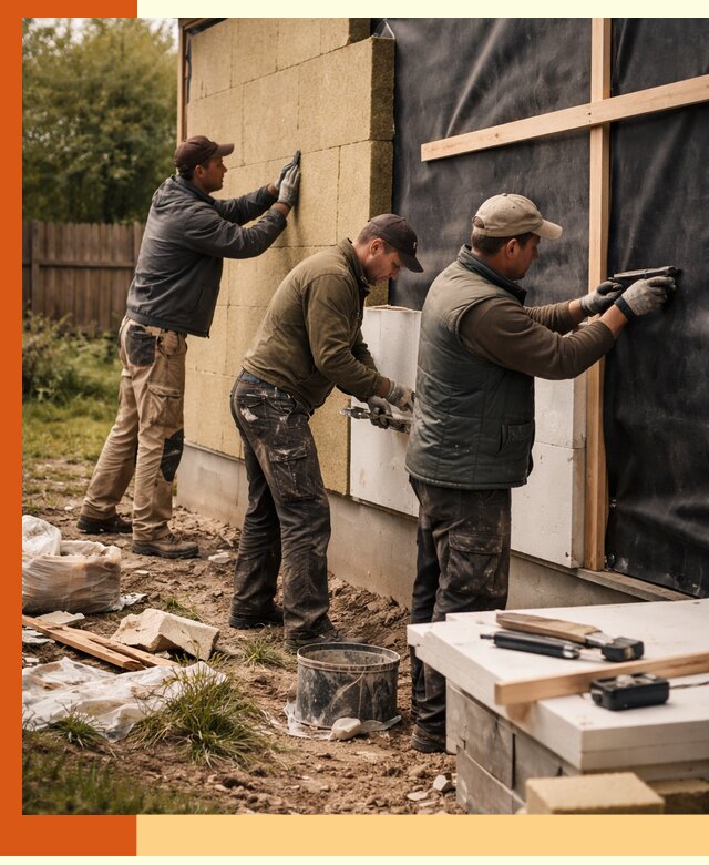 Утепление дачного дома под ключ в Туймазах