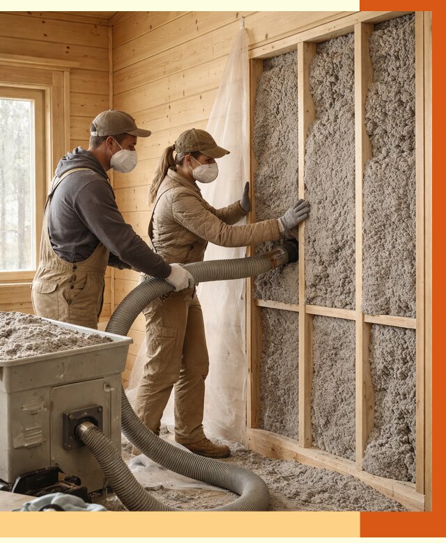 Утепление дачного дома эковатой в Туймазах от 1478 руб./м2 — комплексно, ТепломастерТмз