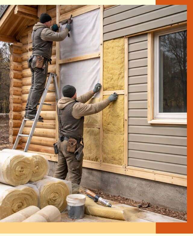 Утепление деревянного дома в Туймазах от 6318 руб./м2 — заказать работы | ТепломастерТмз