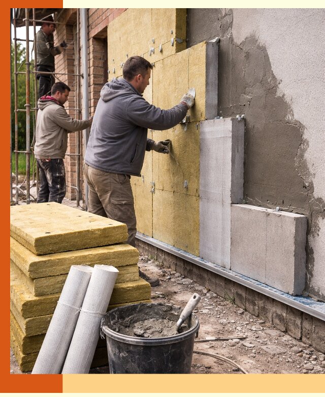 Утепление кирпичного дома под ключ в Туймазах