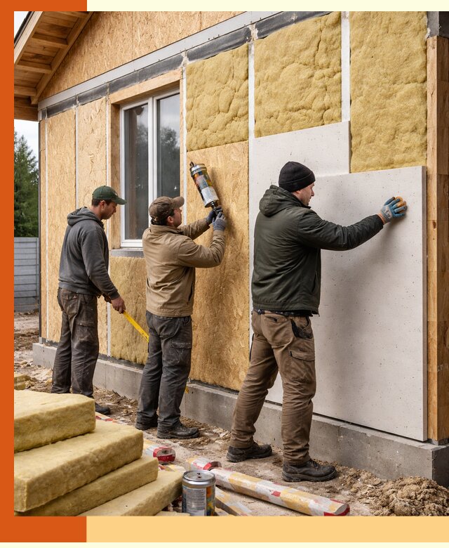 Профессиональное утепление дома из SIP-панелей в Туймазах