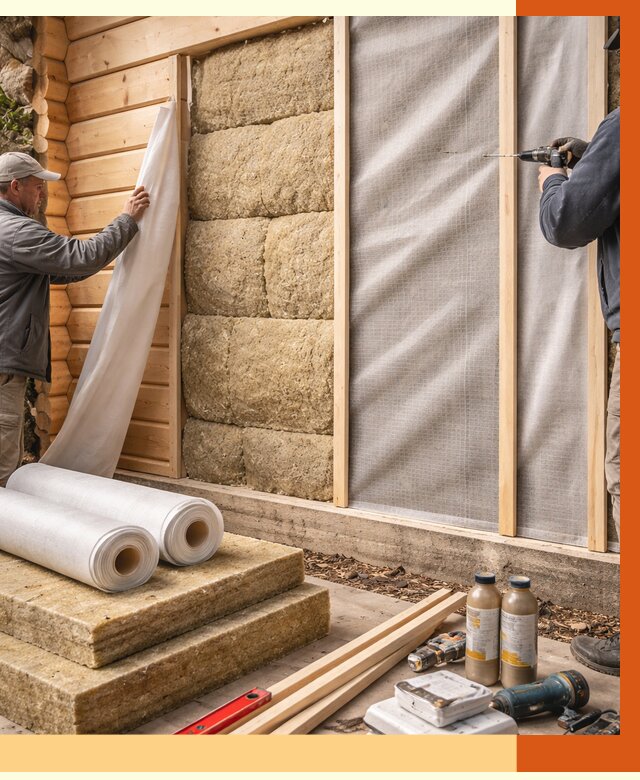 Утепление дома из минибруса в Туймазах от 4586 руб/м2 — заказать профессионально | ТепломастерТмз