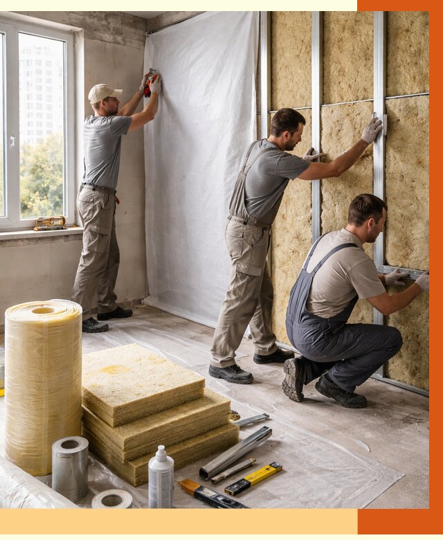 Утепление квартиры в Туймазах от 4586 руб/м2 — утеплить квартиру изнутри и снаружи | ТепломастерТмз