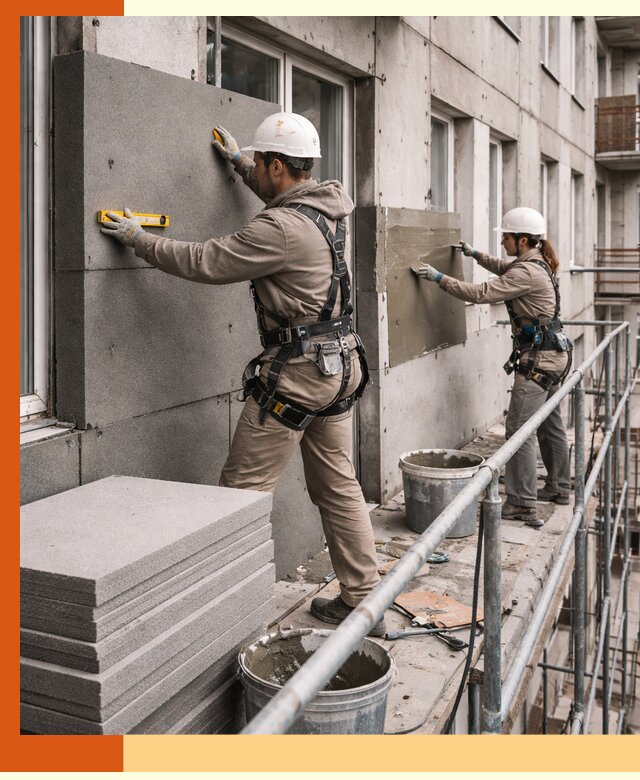 Утепление квартиры снаружи под ключ в Туймазах