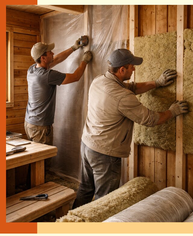 Утепление бани изнутри в Туймазах качественно и недорого