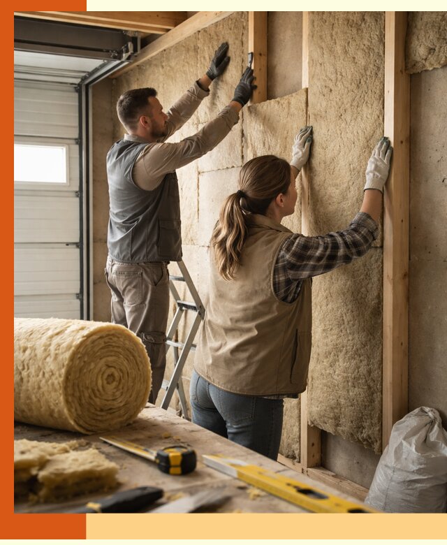 Утепление гаража изнутри в Туймазах: быстро и надежно