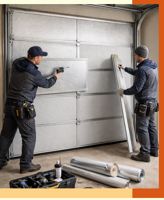 Утепление гаражных ворот в Туймазах от 7999 руб/м2 — надежно и быстро | ТепломастерТмз