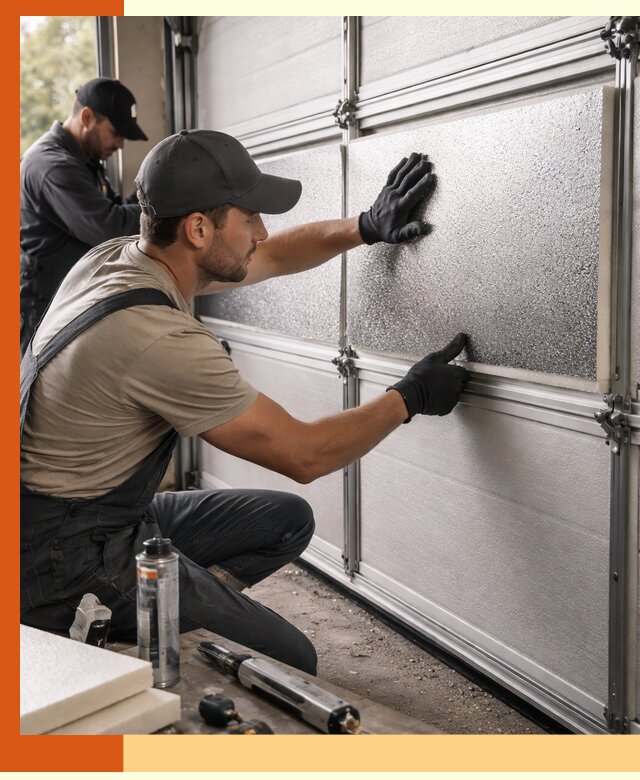 Утепление гаражных ворот в Туймазах качественно и надежно