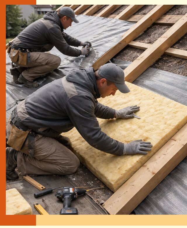 Профессиональное утепление крыши в Туймазах качественно и надежно