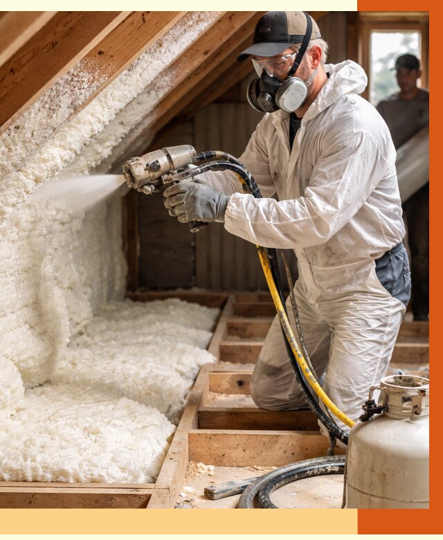 Утепление чердака ППУ в Туймазах от 8784 руб./м2 — услуга под ключ | ТепломастерТмз