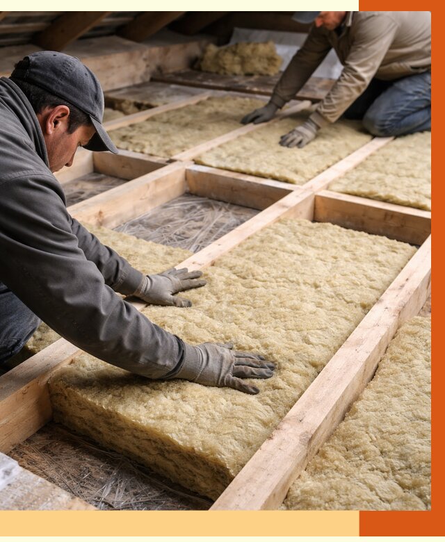 Утепление чердака минватой в Туймазах от 3567 руб/м2 под ключ | ТепломастерТмз