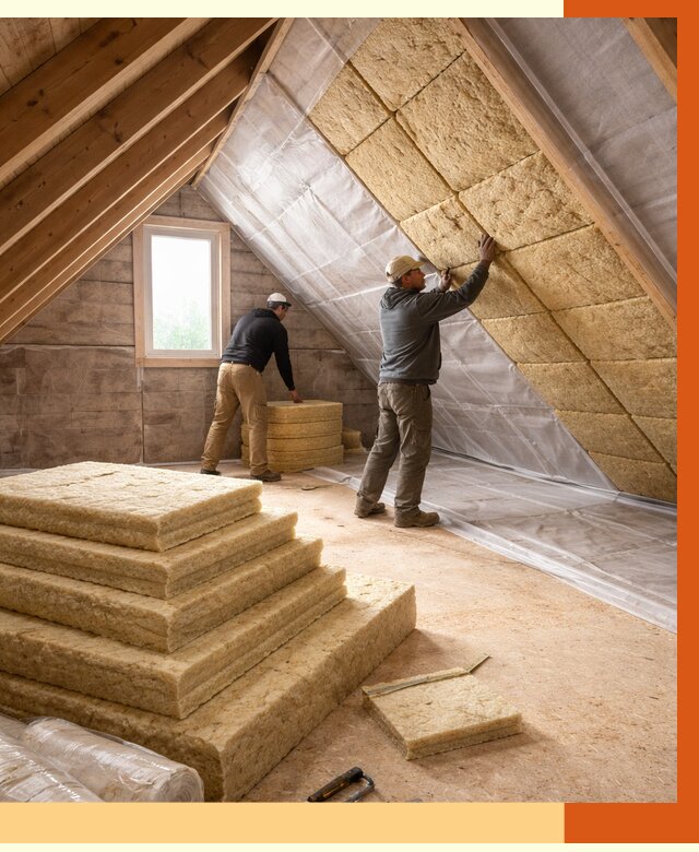 Утепление мансарды в Туймазах от 2548 руб/м2 — комплексно и под ключ | ТепломастерТмз