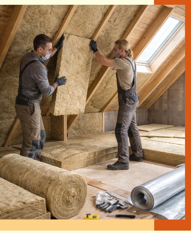 Утепление мансарды минватой в Туймазах от 4280 руб./м2 — монтаж и пароизоляция | ТепломастерТмз