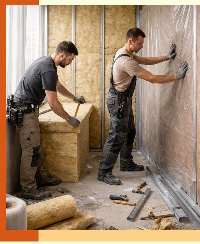 Профессиональное утепление лоджии в Туймазах эффективно и надежно