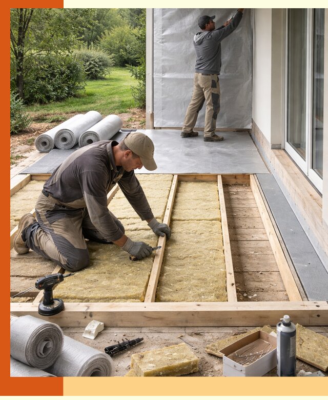 Утепление террасы в Туймазах — тепло и защита круглогодично