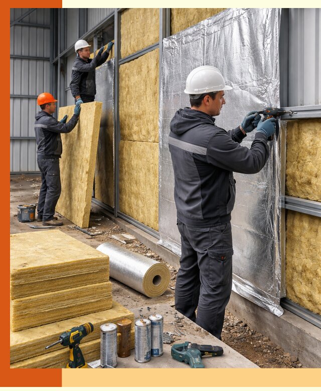 Утепление металлического ангара профессионально в Туймазах