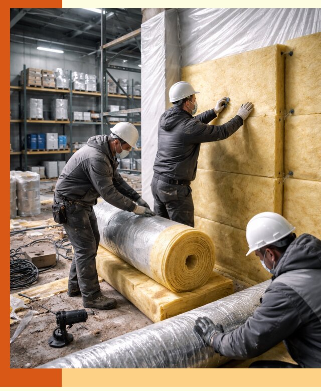 Утепление склада химсырья в Туймазах: безопасная и эффективная изоляция