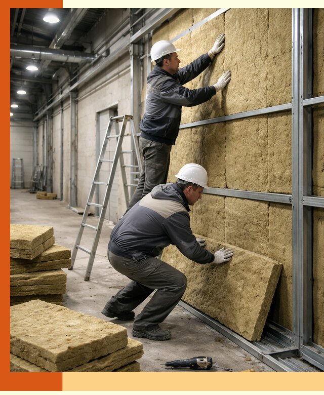 Утепление цеха под ключ в Туймазах с гарантией качества