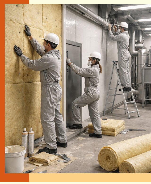 Утепление пищевого цеха под ключ в Туймазах