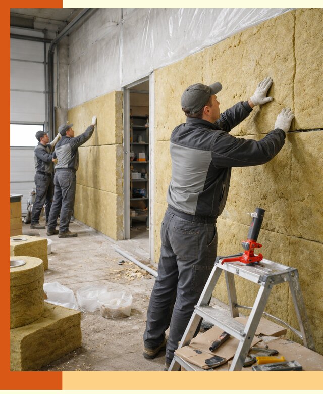 Утепление автосервиса и мастерских в Туймазах качественно и надёжно