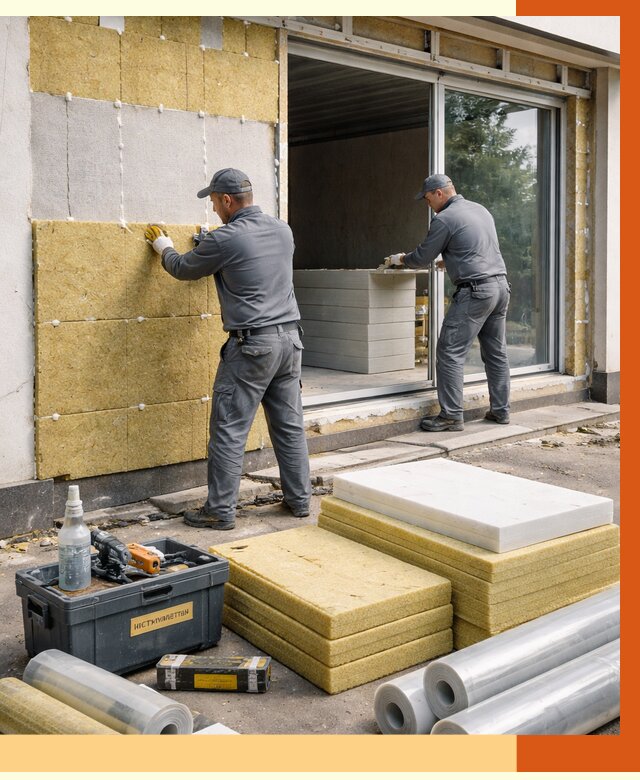 Утепление торгового павильона в Туймазах от 14776 руб./м² под ключ | ТепломастерТмз