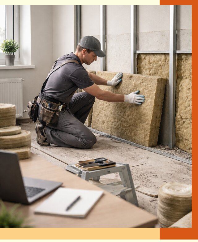 Утепление офиса в Туймазах от 4586 руб/м2 — комплексное утепление офиса под ключ | ТепломастерТмз