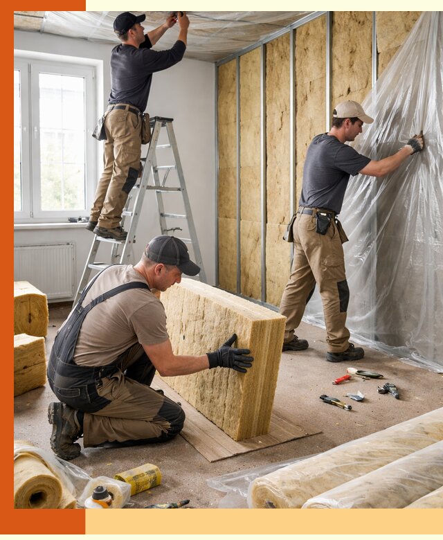 Утепление офисных помещений под ключ в Туймазах