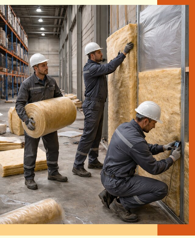 Утепление логистического центра в Туймазах от 4586 руб/м² под ключ | ТепломастерТмз