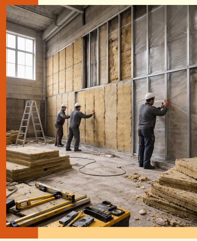 Утепление спортивного зала в Туймазах качественно и недорого