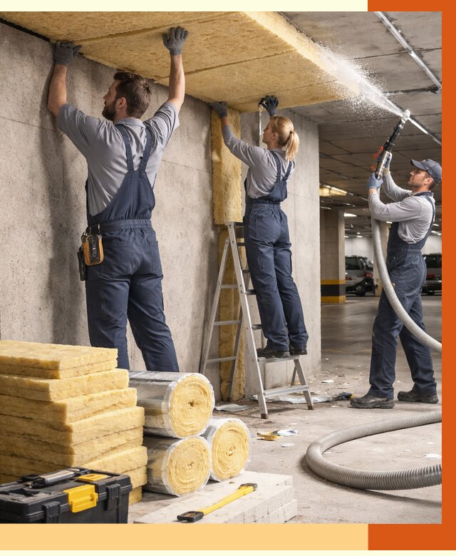 Утепление паркинга в Туймазах от 6929 руб./м2 — работы под ключ | ТепломастерТмз