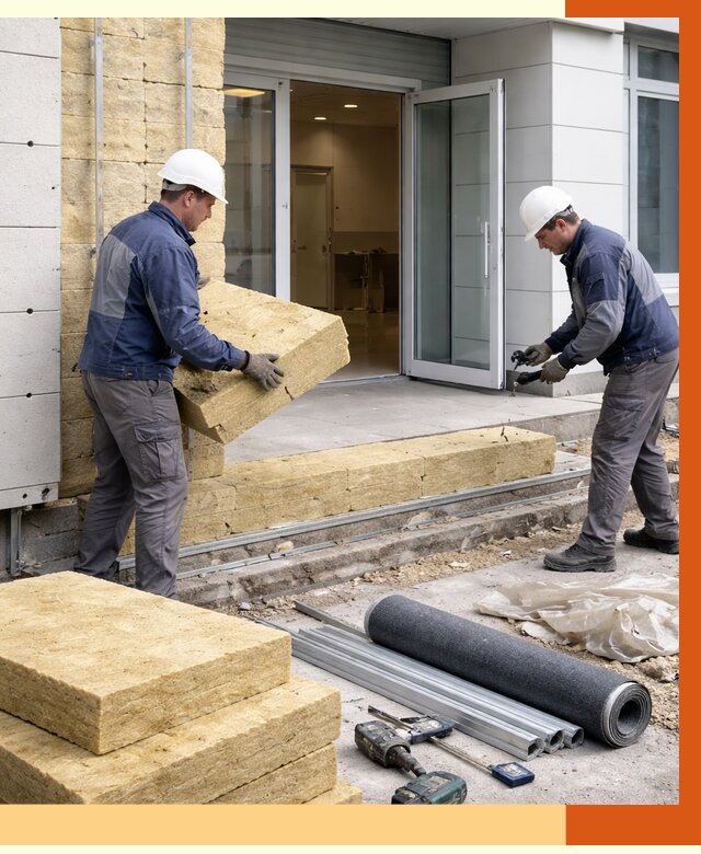 Утепление медицинского центра в Туймазах под ключ от 12738 руб./м² | ТепломастерТмз