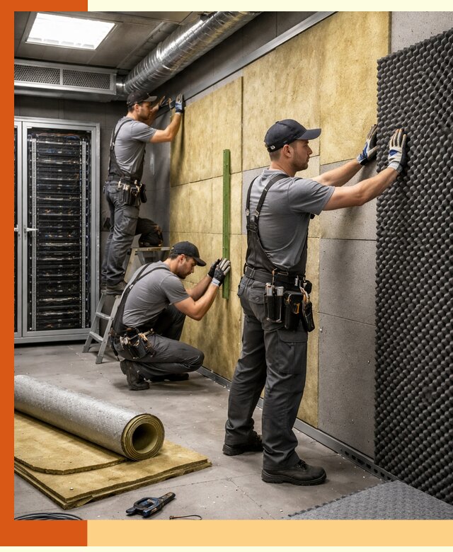 Утепление серверной комнаты профессионально в Туймазах