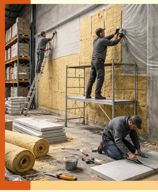 Утепление холодного склада под ключ в Туймазах