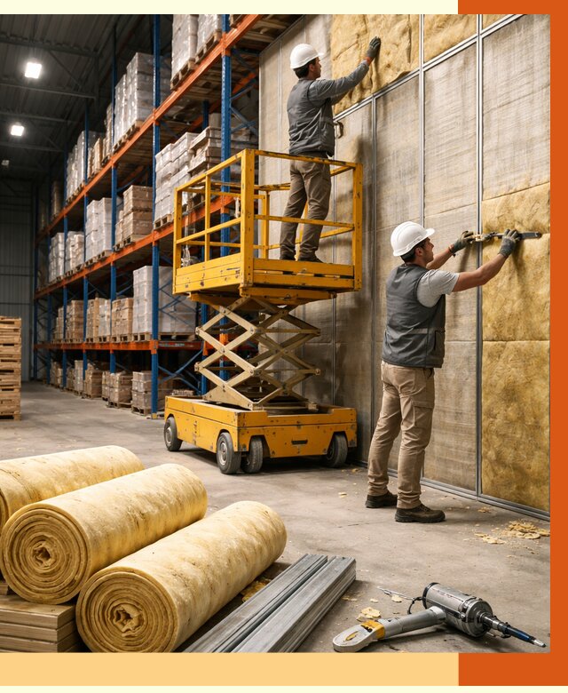 Утепление торгового склада в Туймазах от 3261 руб/м2 — комплексно и под ключ | ТепломастерТмз