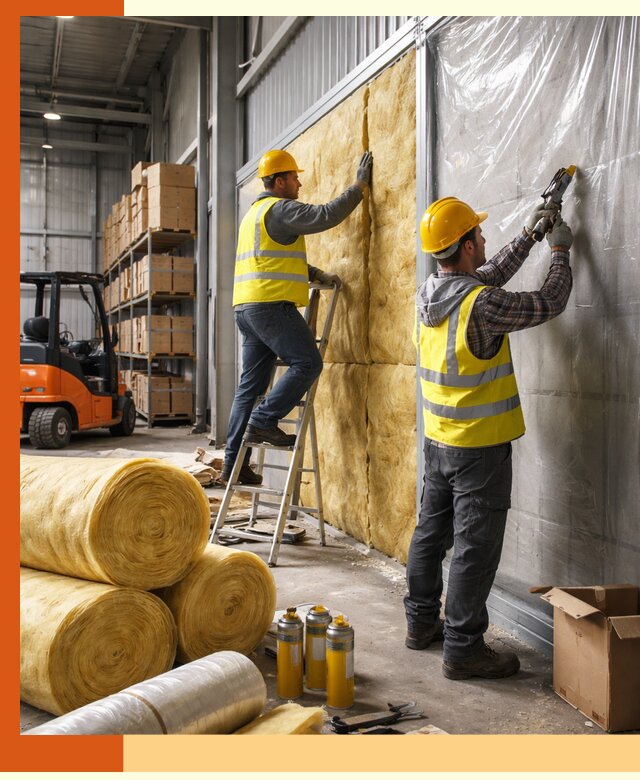 Утепление склада с техникой в Туймазах под ключ