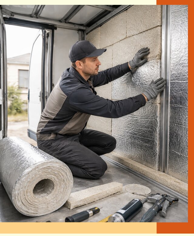 Утепление фургона рефрижератора в Туймазах от 12738 руб./м² под ключ | ТепломастерТмз