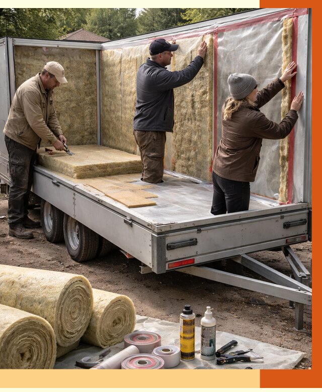 Утепление прицепа в Туймазах под ключ от 12738 руб. — комплекс от ТепломастерТмз