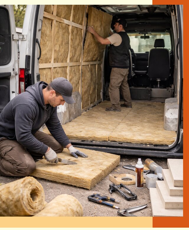 Утепление кемпера в Туймазах под ключ от 12228 руб. — профессионально | ТепломастерТмз