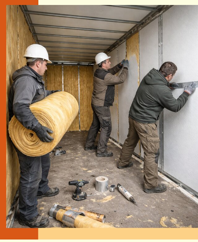 Утепление рефрижераторного контейнера в Туймазах профессионально и надежно