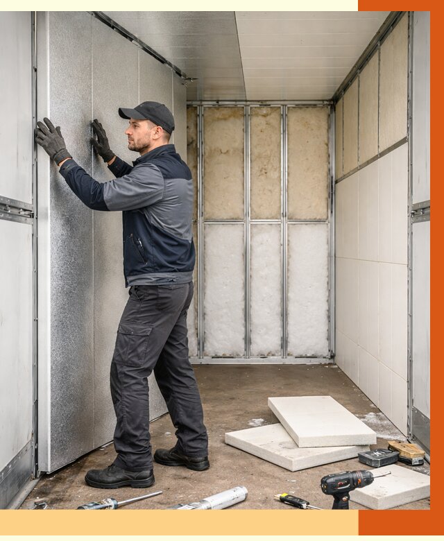 Утепление холодильного кузова в Туймазах от 13757 руб. под ключ | ТепломастерТмз