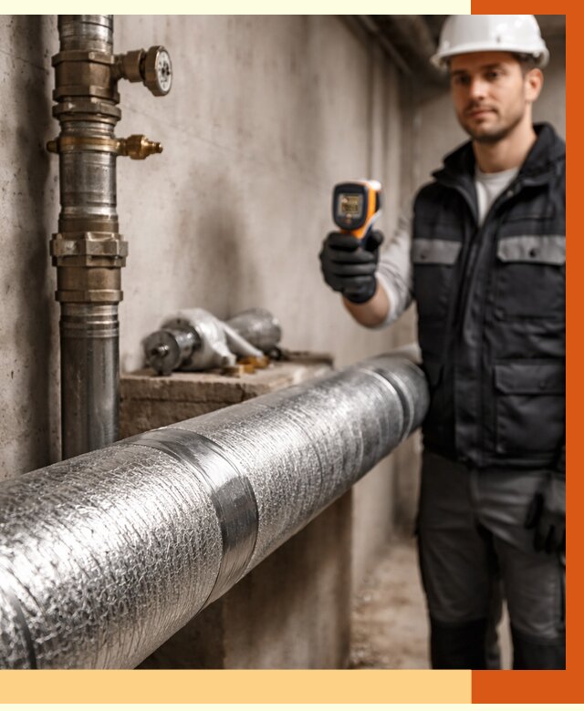 Утепление труб водоснабжения в Туймазах от 8662 руб. за м² — услуги ТепломастерТмз