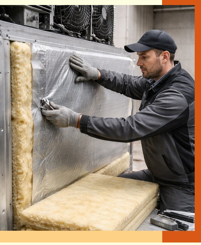 Утепление холодильного агрегата в Туймазах от 8662 руб. под ключ | ТепломастерТмз