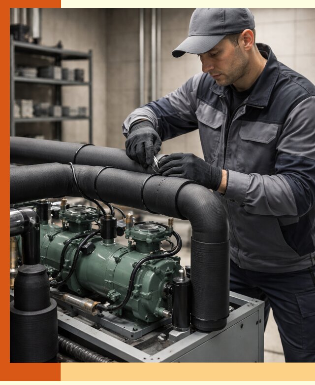 Утепление холодильного агрегата и теплоизоляция в Туймазах