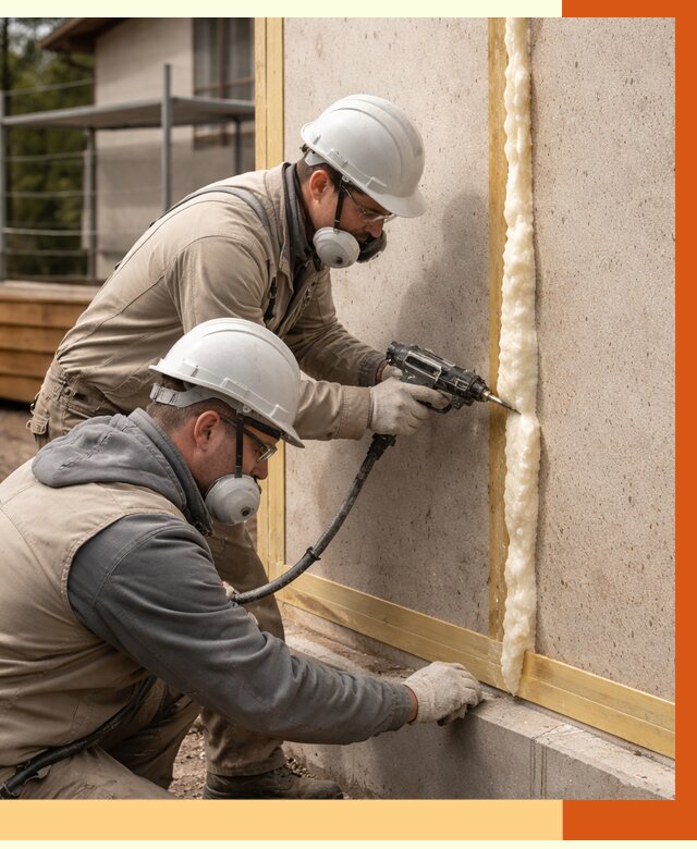 Утепление сип панелей ППУ в Туймазах от 4891 руб. под ключ | ТепломастерТмз