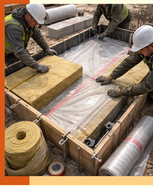 Теплоизоляция опалубки для строительства в Туймазах