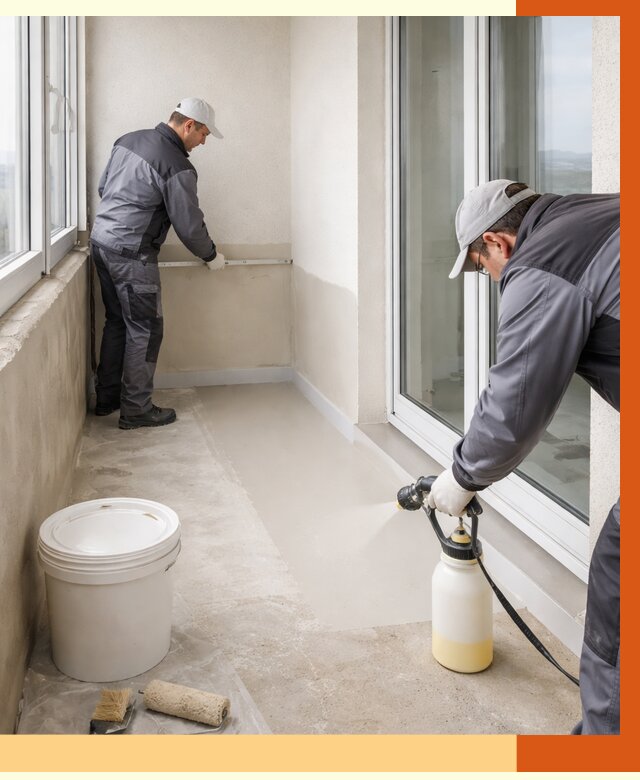 Утепление балкона жидкой теплоизоляцией в Туймазах от 5859 руб./м2 | ТепломастерТмз