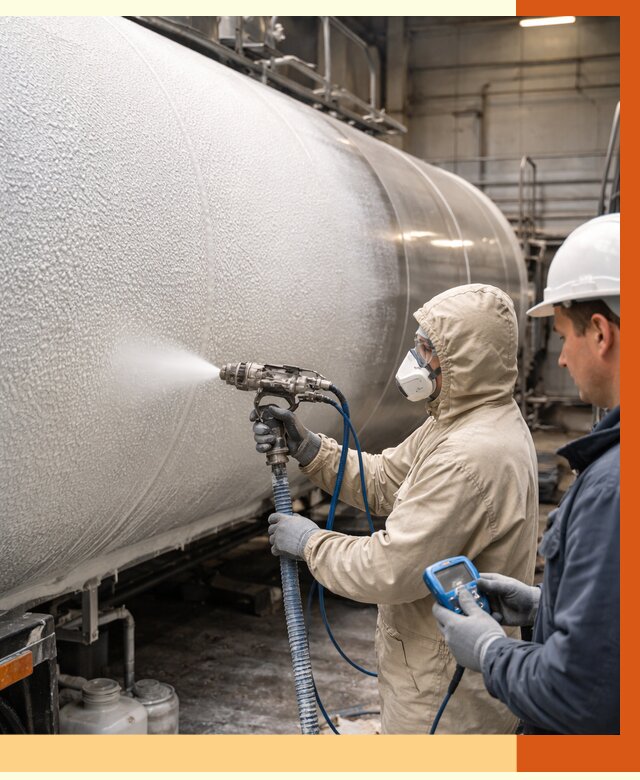 Утепление автоцистерны жидкой теплоизоляцией в Туймазах от 14776 руб. под ключ | ТепломастерТмз
