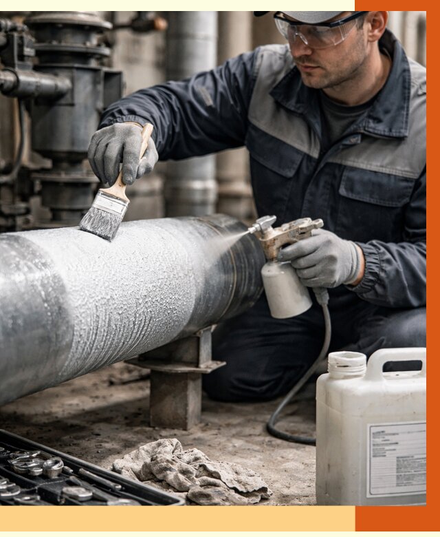 Утепление оборудования жидкой теплоизоляцией в Туймазах от 4586 руб. | ТепломастерТмз