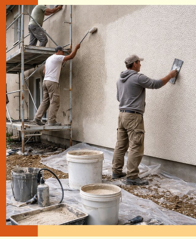 Утепление фасада жидкой пробкой в Туймазах